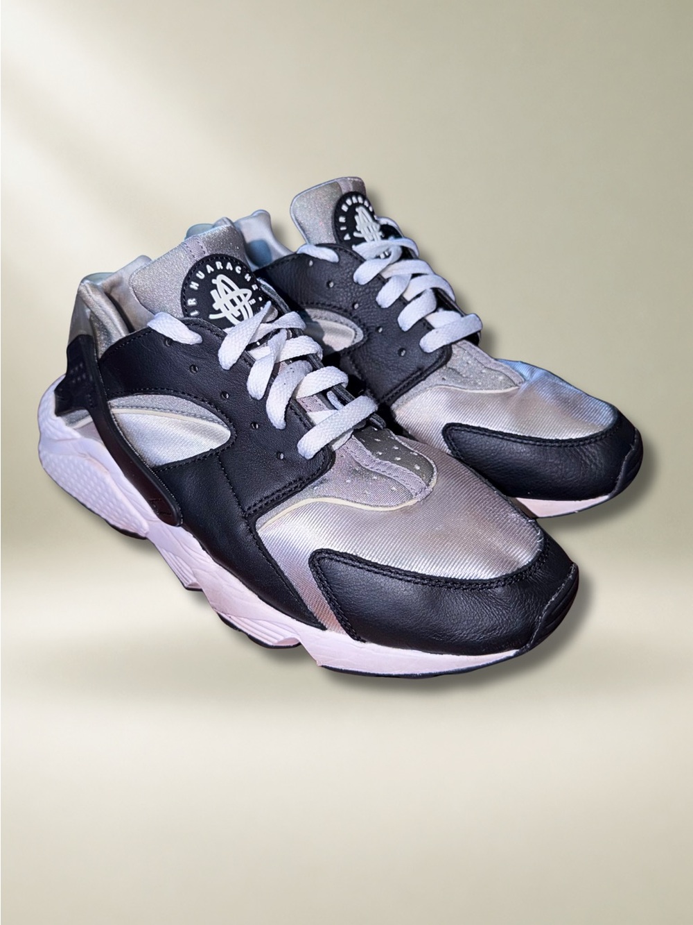 Nike Air Huarache Black Neutral Grey Men’s 9 DD1068-006